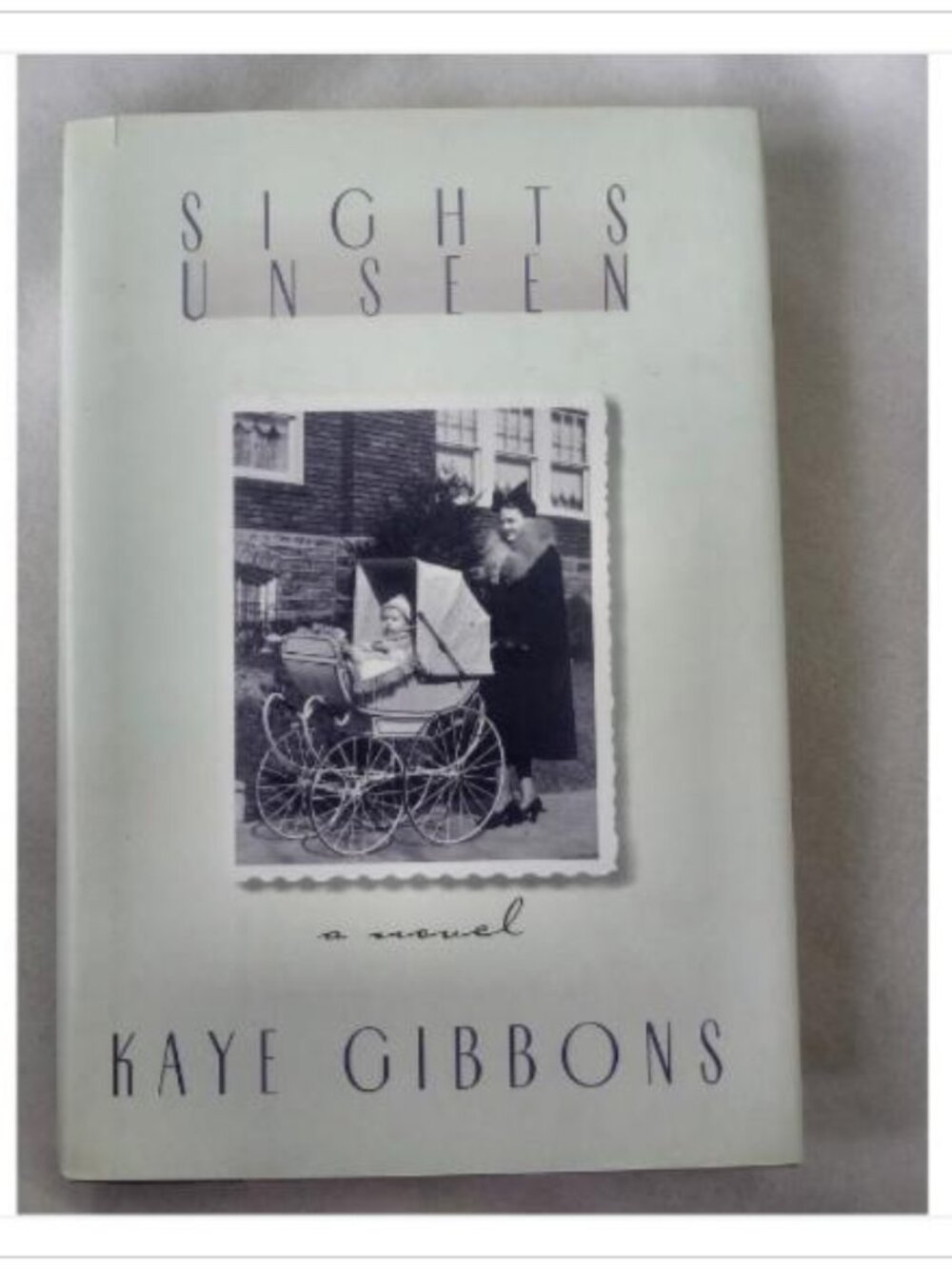 Sights Unseen Kaye Gibbons 1995 First Edition Hardcover Book Vintage Novel Read